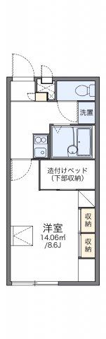 レオパレスアヴニールAの間取り画像