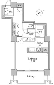 六本木ビュータワーの間取り画像