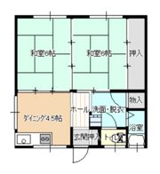 水呑向丘アパートの間取り画像