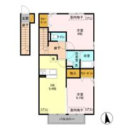 ブライトグローブ Nの間取り画像