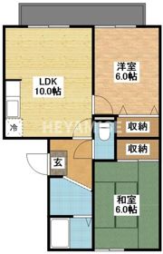 ホームタウン若葉Aの間取り画像