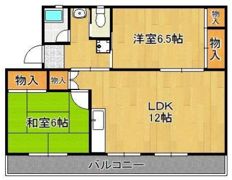 ヴィラナリー中間II 4号棟の間取り画像