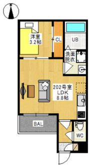 REGALEST 富町Ⅴの間取り画像