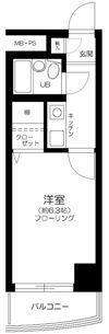 ライオンズマンション久が原駅前の間取り画像