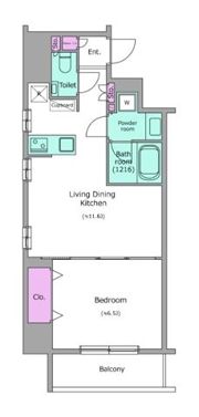 レジディア神田岩本町Ⅱの間取り画像