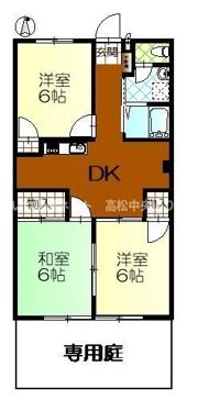 フォブール松縄の間取り画像