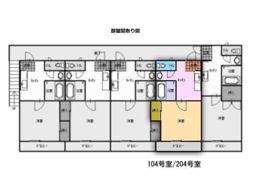 ラポールBの間取り画像