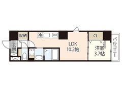 シエスタ河原町の間取り画像
