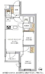 リビオメゾン湯島の間取り画像
