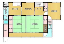 川口貸家の間取り画像