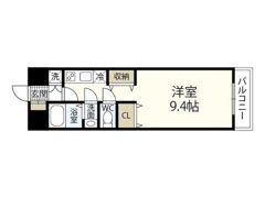 グラビスコート西原駅前の間取り画像