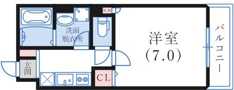 クレリア神戸の間取り画像