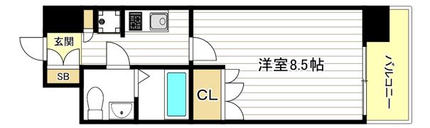 アーバンエース関目パルの間取り画像