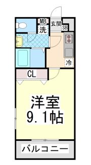 Viento南魚崎の間取り画像