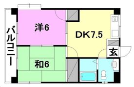 オレンジハイツ中村の間取り画像