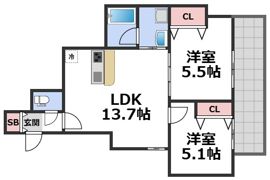 Reglia今里Northの間取り画像
