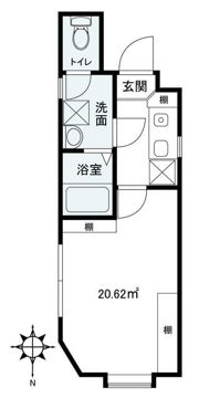 フィリップ南品川の間取り画像