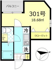 ベルエクラ品川の間取り画像