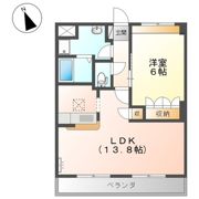 ソレイユ鉄屋の間取り画像