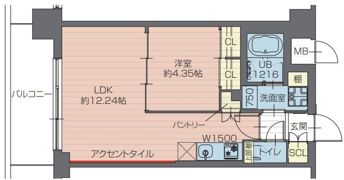 プレジオ川口ASIANの間取り画像