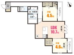 タウン祇園の間取り画像