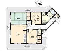 ライオンズマンション湘南秋谷の間取り画像