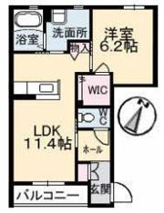 エクシード・ドミール A棟の間取り画像