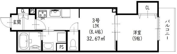 ラモーナ出口の間取り画像