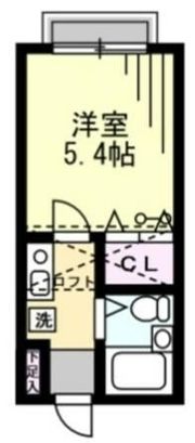 メープル北久里浜A棟の間取り画像