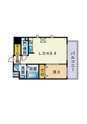 フローレンス桜坂の間取り画像