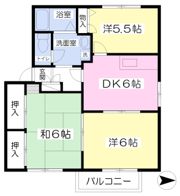 ア・ラ・モード鷹子Aの間取り画像