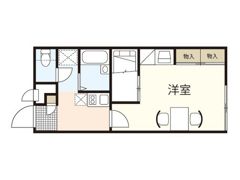 レオパレスアンジュールの間取り画像