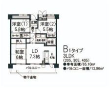ソレアード鶴見の間取り画像