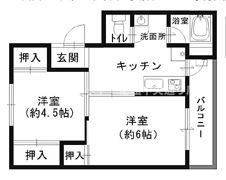 ヴィラナリー川津1号棟の間取り画像