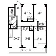 カーサ東田面の間取り画像