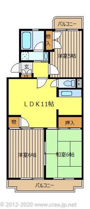 ゴールドクレストの間取り画像