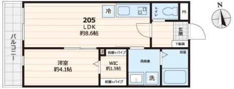 ガーデン旭の間取り画像