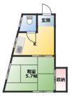 中山コーポの間取り画像
