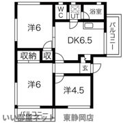 ファミール石川Bの間取り画像