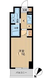 HF関内レジデンスの間取り画像