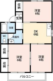 パークハイム東Aの間取り画像