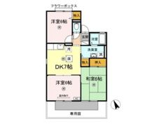 グリーンフィールズ C棟の間取り画像