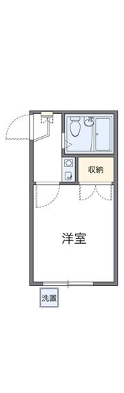 レオパレス朝霞第2の間取り画像