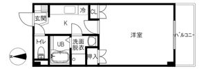 エスペランス徳用A棟の間取り画像