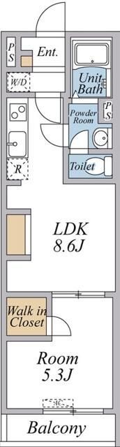 リブリ・高野の間取り画像