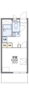 レオパレスあらまきの間取り画像