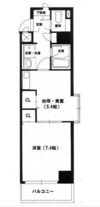 パルロイヤル東古松の間取り画像