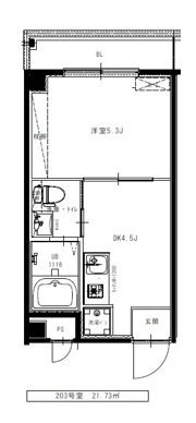 ハイツASKの間取り画像