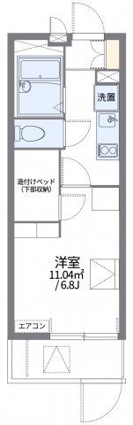 レオパレスドミールナインの間取り画像