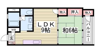 湊川センタービルB棟の間取り画像